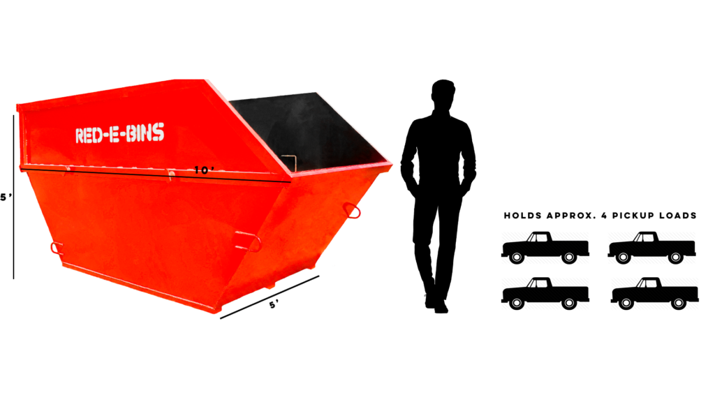 10-yard-Bin rentals in Bristol, VA. Red-E-Bins for all your residential and commercial needs.