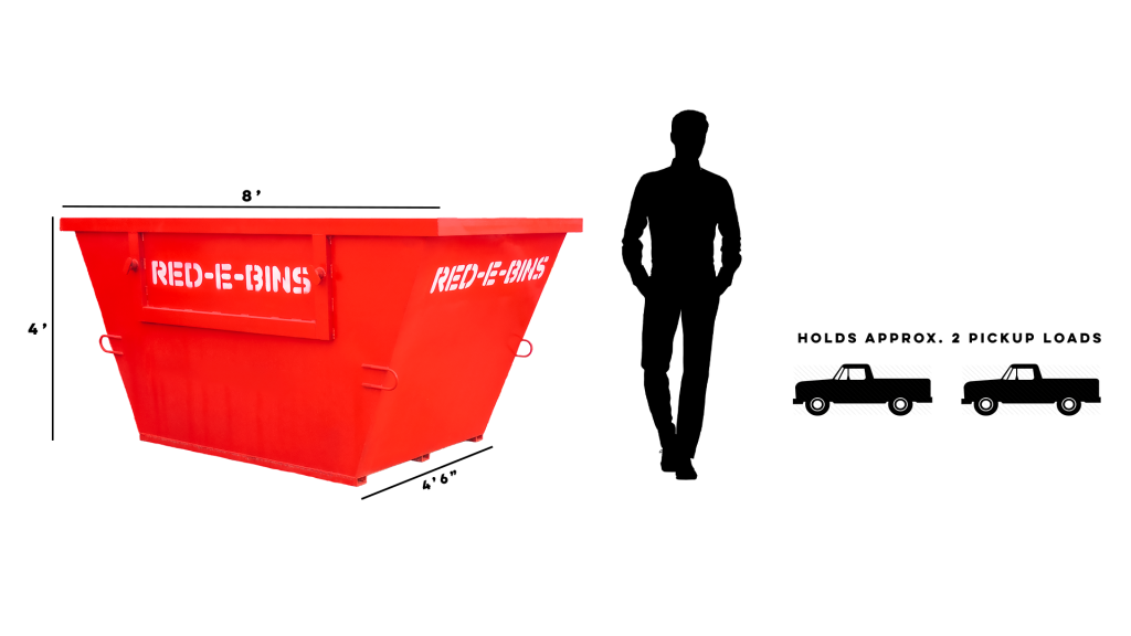 5-yard-Bin rentals in Bristol, VA. Red-E-Bins for all your residential and commercial needs.