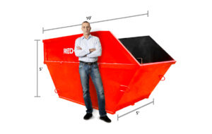 10-yard-Bin rentals in Bristol, VA. Red-E-Bins for all your residential and commercial needs.