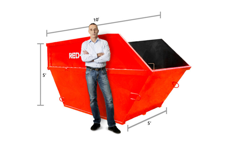 10-yard-Bin rentals in Bristol, VA. Red-E-Bins for all your residential and commercial needs.